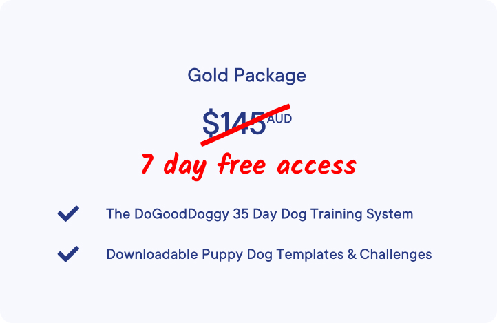 Get 7 Days Free Access To Puppy Training